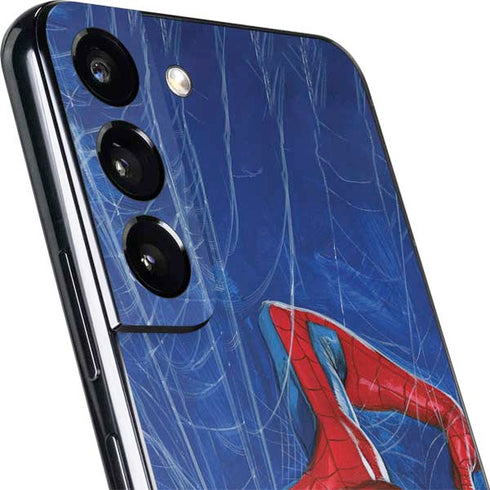 Marvel Spiderman World of Webs Galaxy S22 Skin